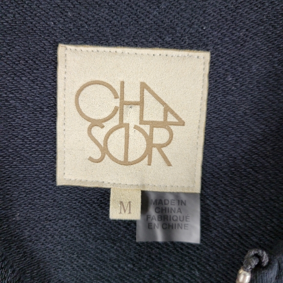 New Chaser Puff Sleeve Zip Up Drawstring Sweatsuit Jogger Jumpsuit - Picture 8 of 14